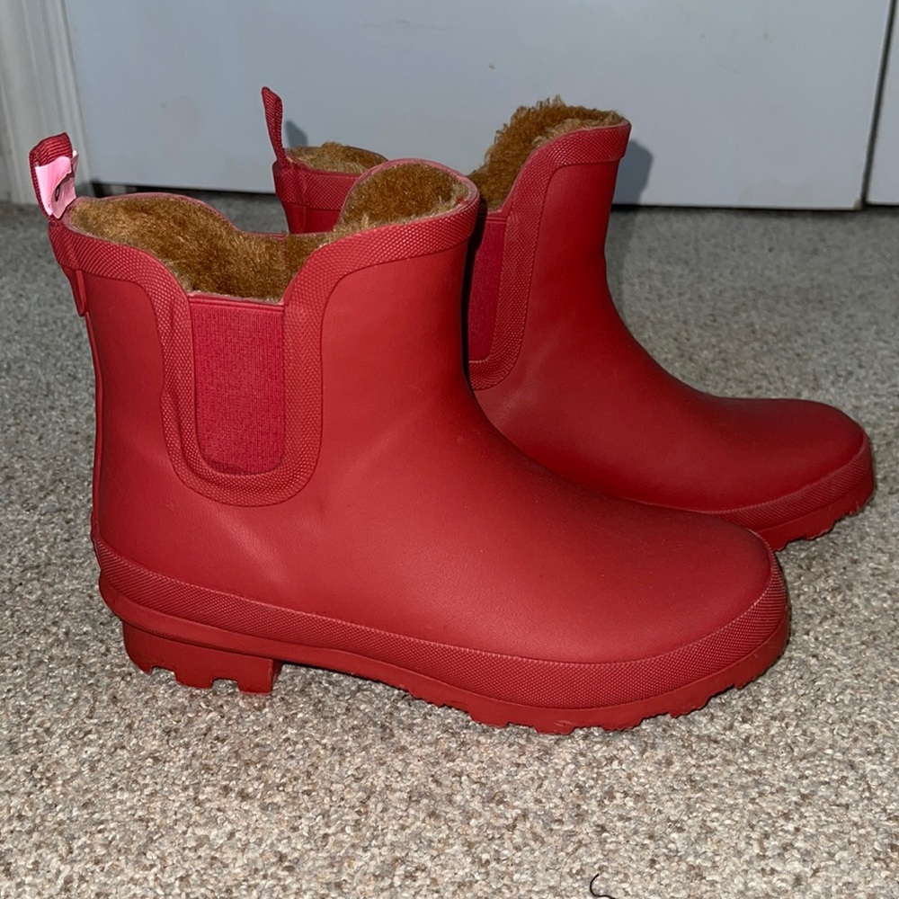 Chooka Rainshoes w/ fur inside girls 6